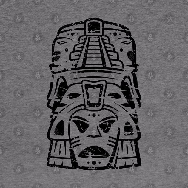 Aztec mask face #6 by GreekTavern